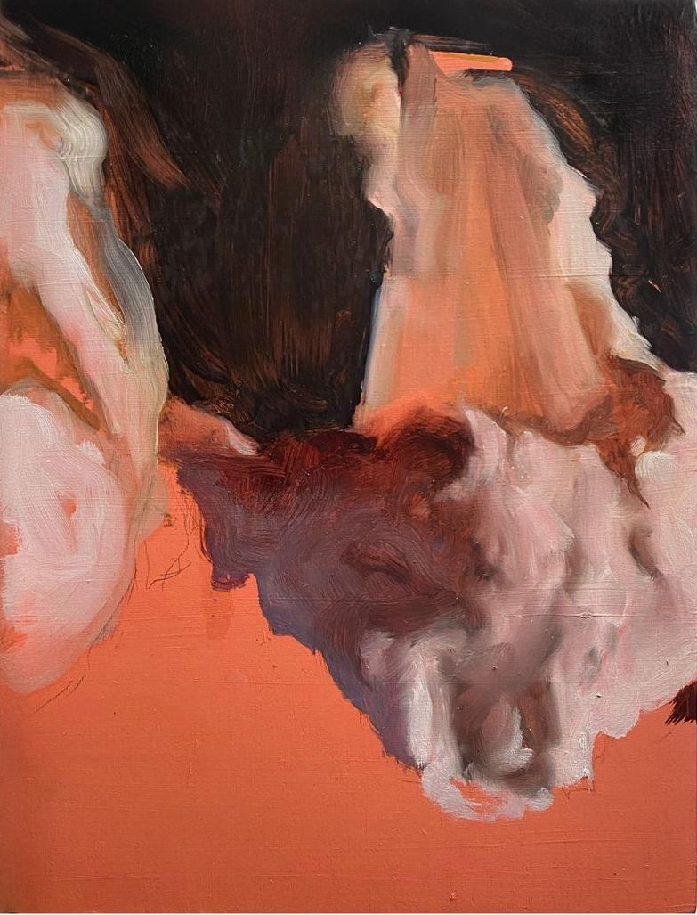 Abstract painting by Caroline Gorick.